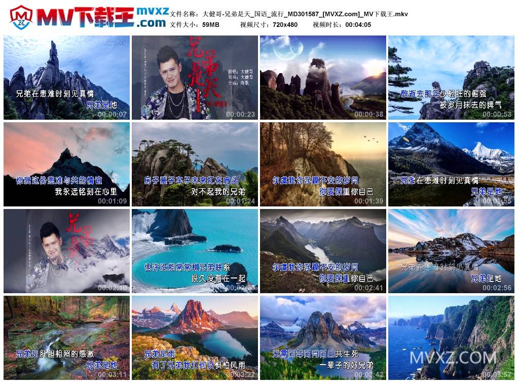 大健哥-兄弟是天_国语_流行_MD301587